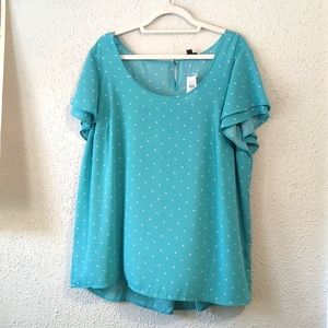 Torrid Polkadot Blouse
